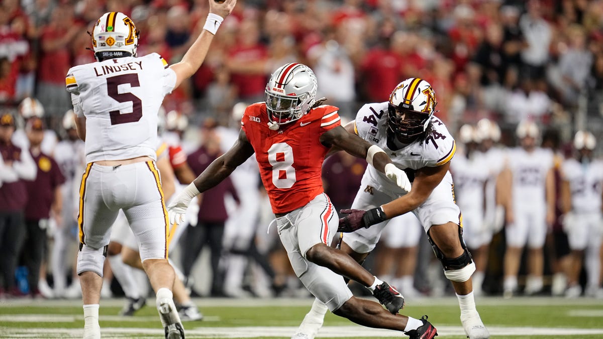 Ohio State's Arvell Reese mocked at No. 1 overall pick by USA TODAY