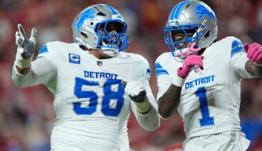 Detroit Lions get starting tackles Taylor Decker, Penei Sewell back at practice