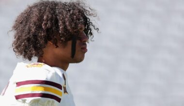 Arizona State Sun Devils without Jordyn Tyson in 2nd half after injury