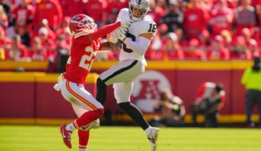 Raiders must play their rookie WRs following Jakobi Meyers trade