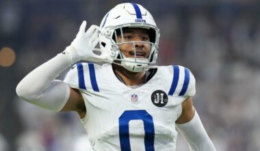 Which Colts players lead the team in key metrics at Week 11 bye?