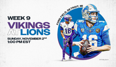 Week 9 against the Lions