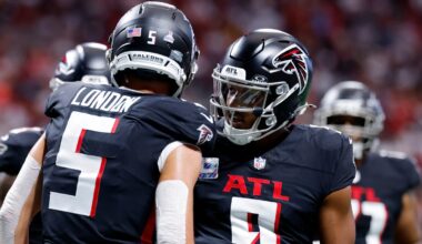 Latest on Drake London, Michael Penix injuries