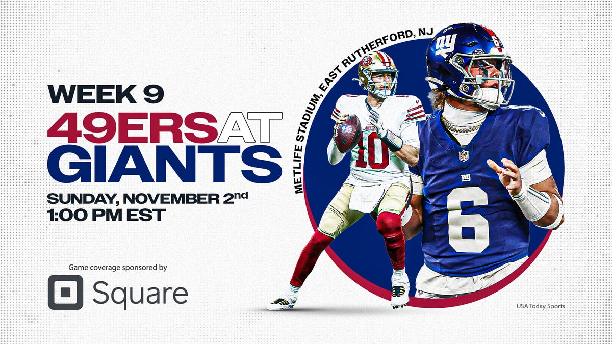 Where to watch Giants vs. 49ers today: TV channel, live stream