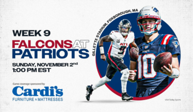 Where to watch Patriots vs. Falcons today: TV channel, live stream