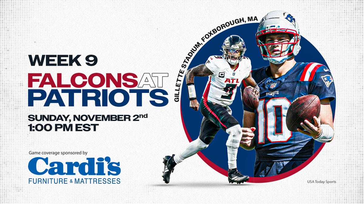 Where to watch Patriots vs. Falcons today: TV channel, live stream