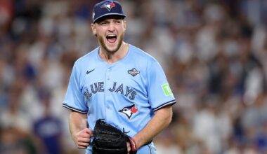 Eagles fan Trey Yesavage's wardrobe wins as Blue Jays aim for history