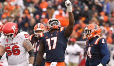 Illinois DE/OLB Gabe Jacas has fewer sacks, TFLs than we expected