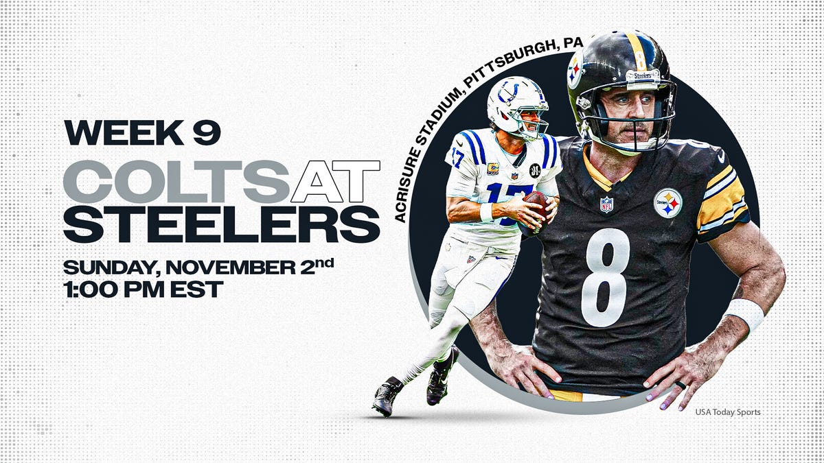 Where to watch Colts vs. Steelers today: TV channel, live stream