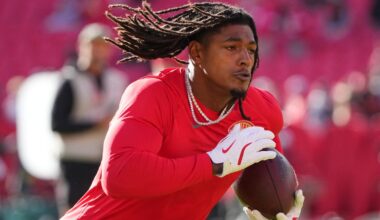 Status update, news report for Chiefs RB