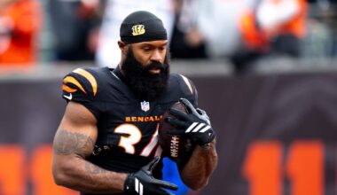 D'Marco Jackson fined for Bears-Bengals Samaje Perine hip-drop tackle