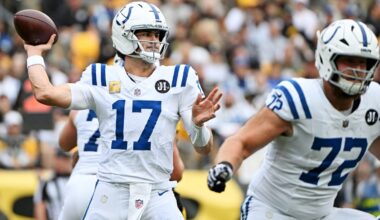 What did Daniel Jones do in Week 9? Colts QB's stats today vs. Steelers
