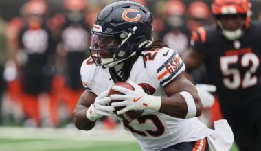 Bears RB Kyle Monangai reflects on importance of first NFL start