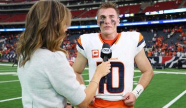 Twitter reacts to another Bo Nix comeback vs. Texans