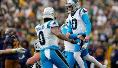 Panthers players react to their stunning Week 9 upset Packers