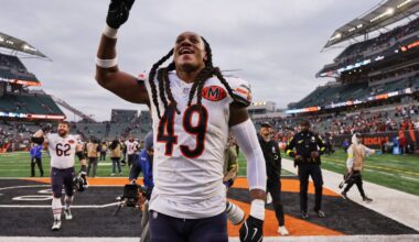 Bears LB Tremaine Edmunds had perfect response to win vs. Bengals