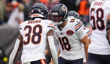 Bears QB Caleb Williams praised teammates for winning amid adversity