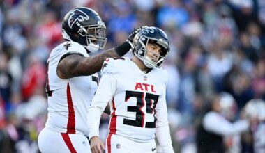 Parker Romo reacts to missed kick