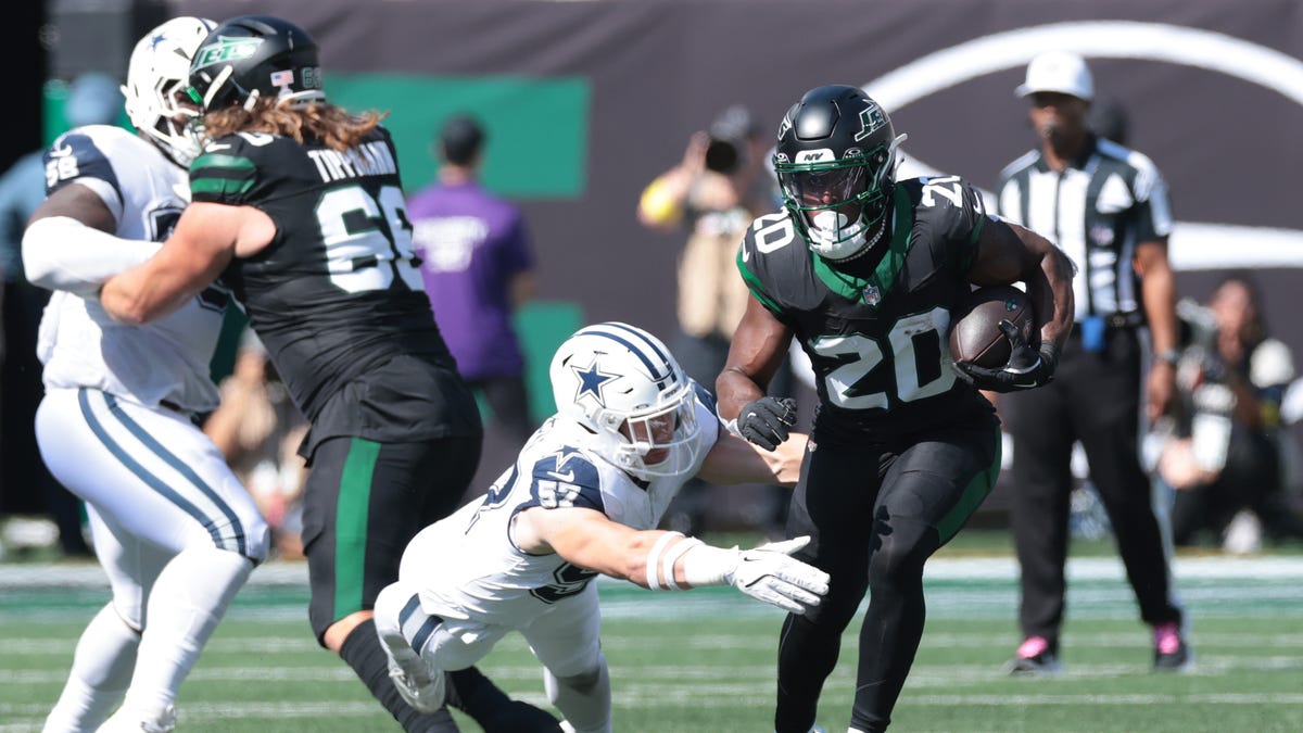 Jets and Breece Hall, Dolphins, Saints, Titans sell?