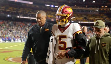 Commanders QB exits game vs. Seahawks