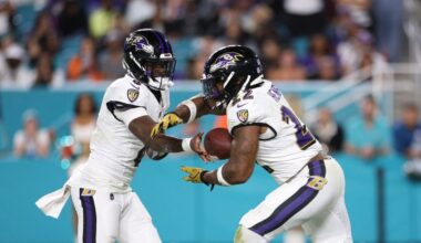 Lamar Jackson player props odds, tips and betting trends for Week 10