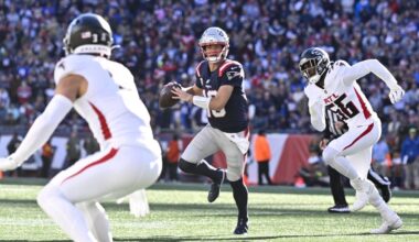 Drake Maye player props odds, tips and betting trends for Week 10