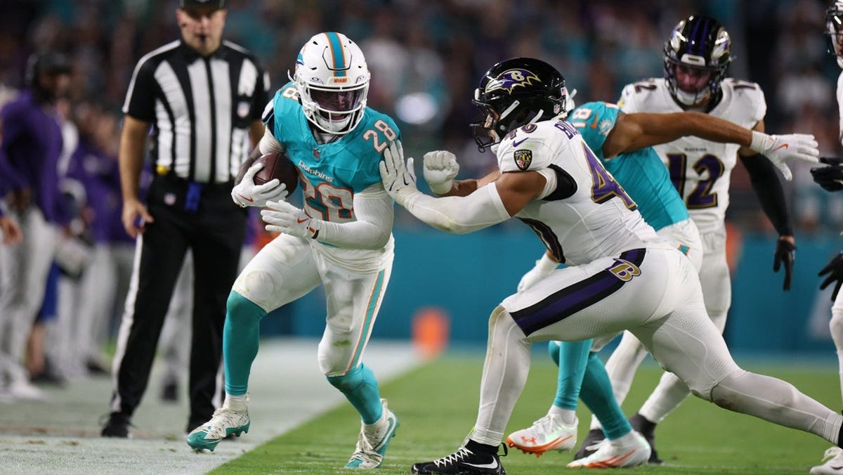 De'Von Achane player props and odds