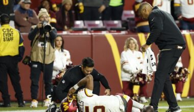 Jayden Daniels injury update, status vs. Dolphins in Week 11