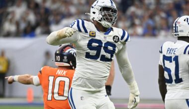 Neck injury sidelines DeForest Buckner for Colts' Week 10 bout