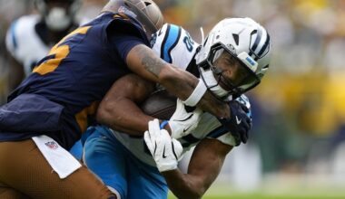 Chuba Hubbard player props odds, tips and betting trends for Week 10