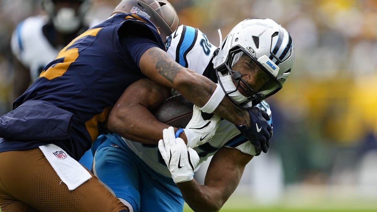 Chuba Hubbard player props odds, tips and betting trends for Week 10