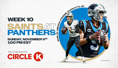 Saints vs. Panthers live updates: Start time, TV channel