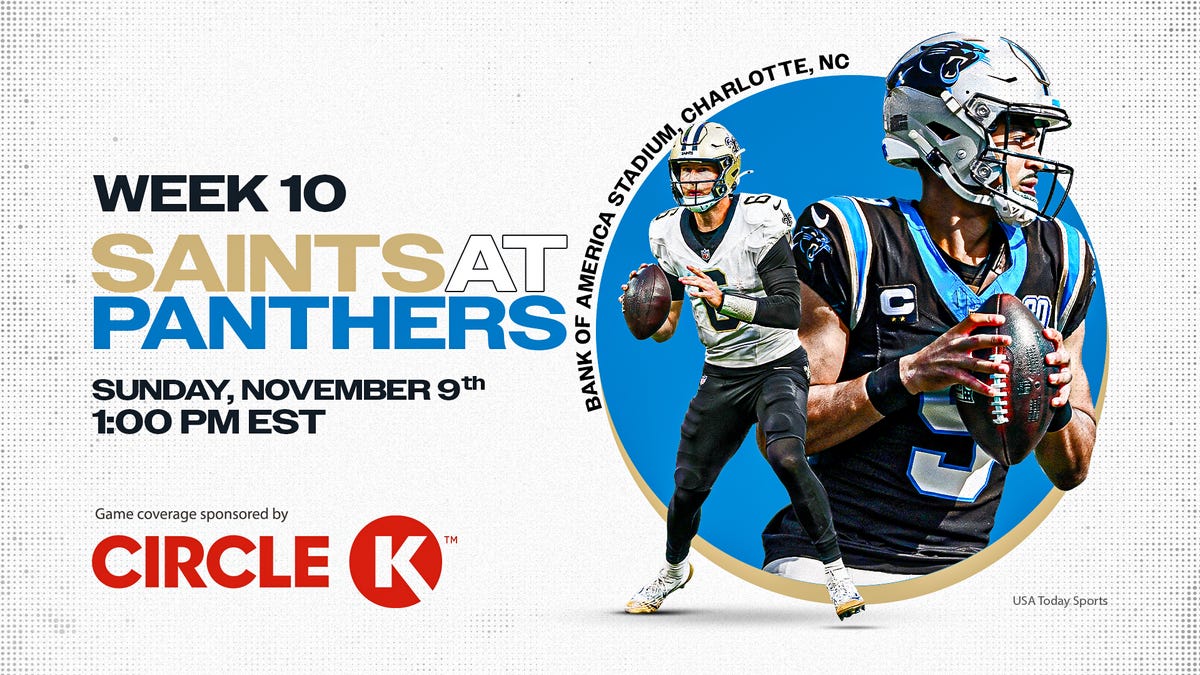 Saints vs. Panthers live updates: Start time, TV channel
