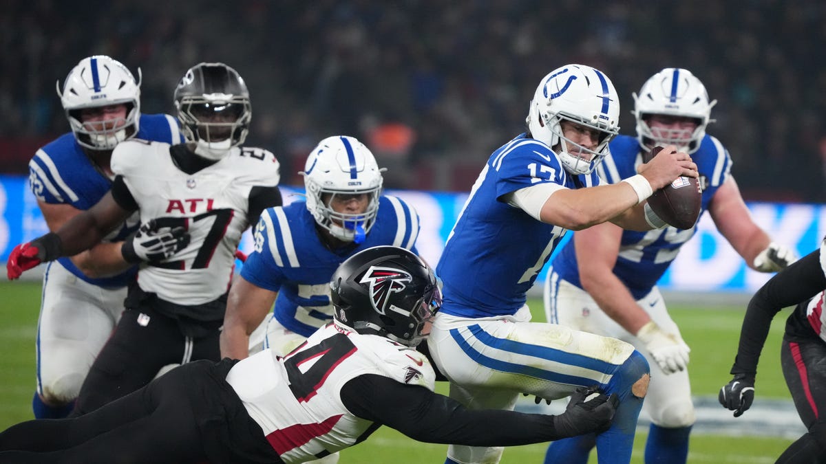 Colts Shane Steichen on offensive line, sacks and Daniel Jones