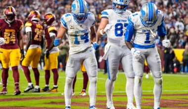 Lions WR Amon-Ra St. Brown fined for striking Daron Payne