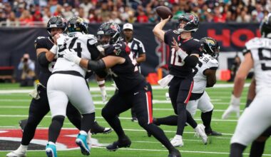 Jaguars' pass rush burns them in Week 10 loss to Texans