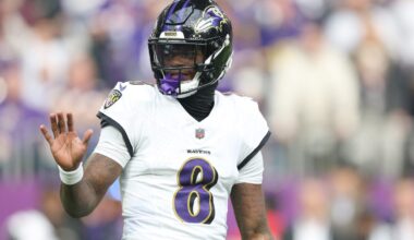 Lamar Jackson wins the 100th start of his NFL career