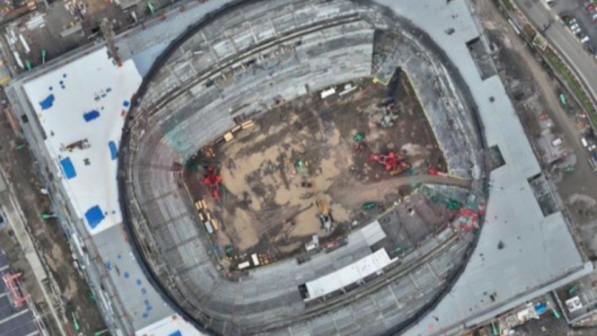 Final ring beam in place