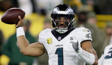 Eagles edge Packers in defensive struggle; Lions (6-3) up next for Philly (7-2)