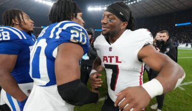 Bijan Robinson player props odds, tips and betting trends for Week 11