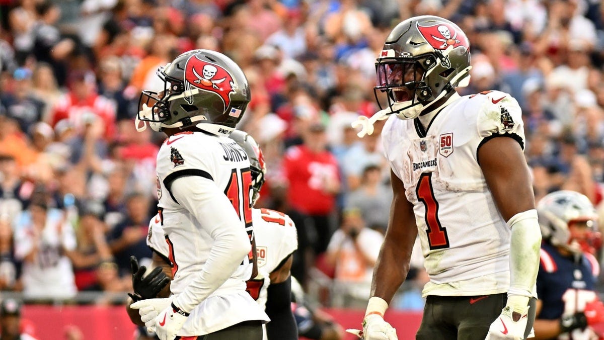 Get tickets to see Rachaad White vs. the Bills