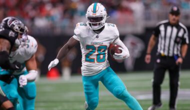 Keep an eye on Dolphins RB De'Von Achane