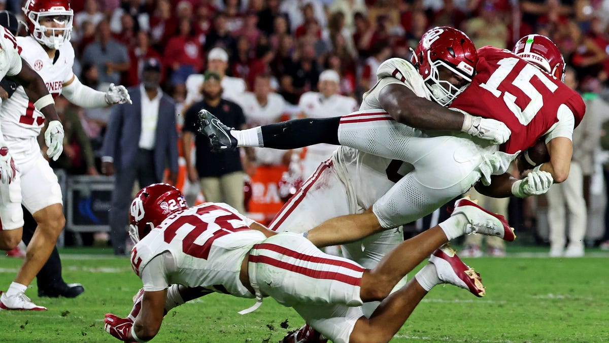 Sooners upset Crimson Tide, highlights