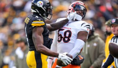 Bengals fall to 3-7 record with 34-12 loss to Steelers