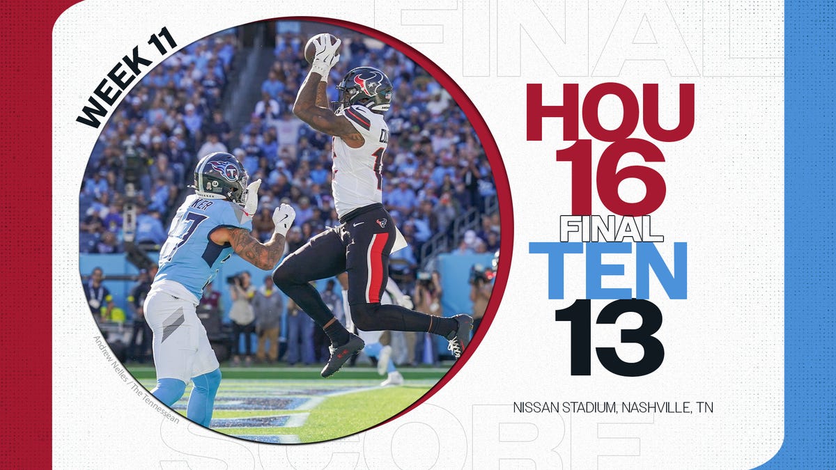 Tennessee Titans fall, as Houston Texans walk off a 16-13 victory