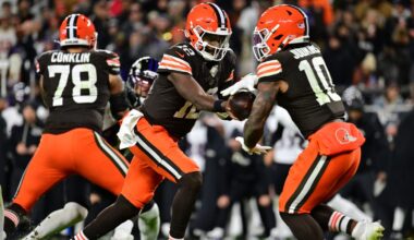 Browns vs. Raiders showcases top 2 rookie running backs