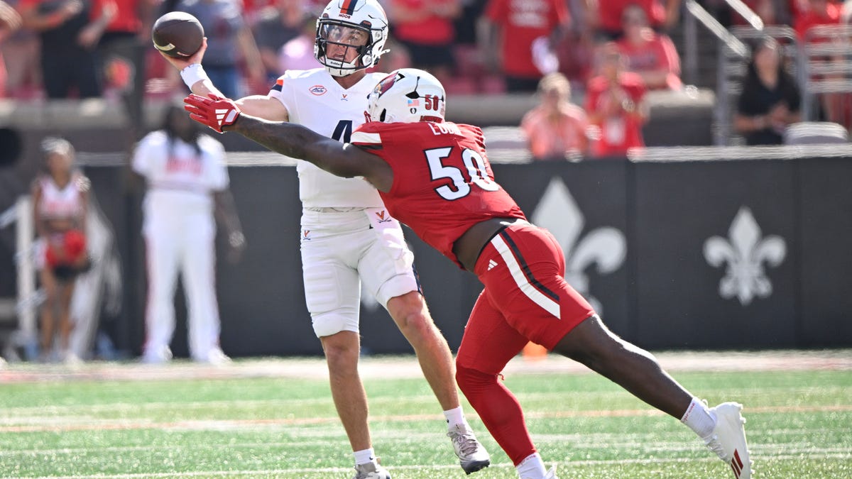 Louisville Cardinals DE Clev Lubin