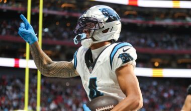 Panthers great Steve Smith Sr. talks WR Tetairoa McMillan's career day