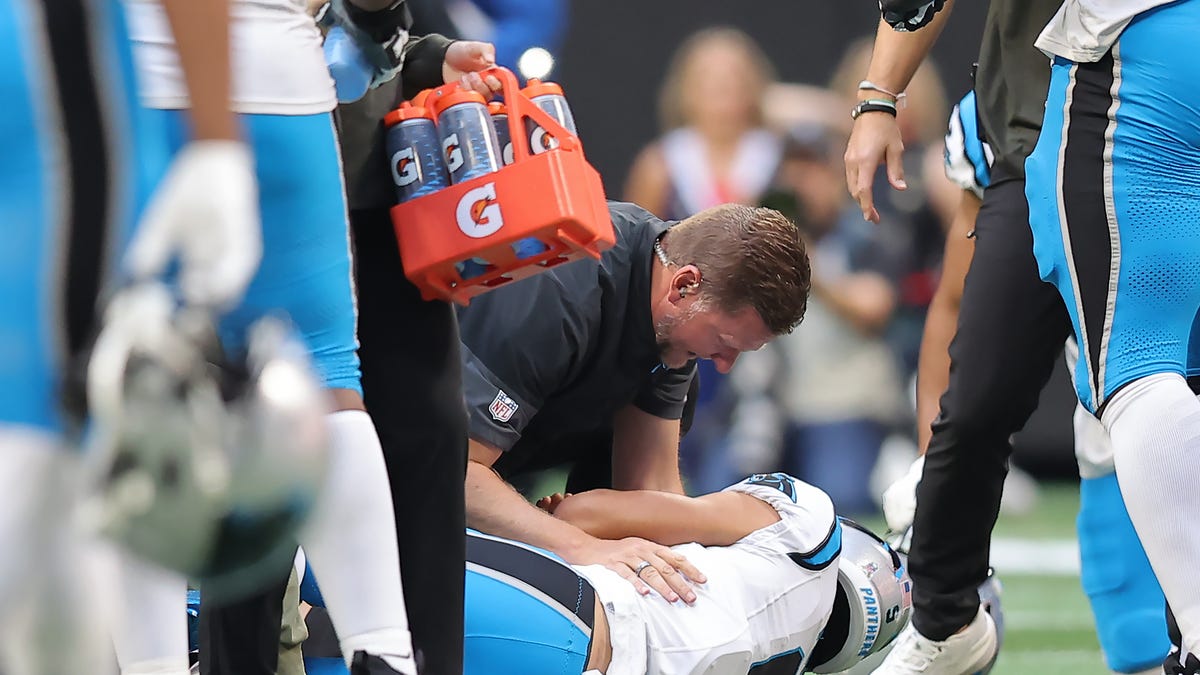Panthers HC Dave Canales gives update on Bryce Young's ankle injury