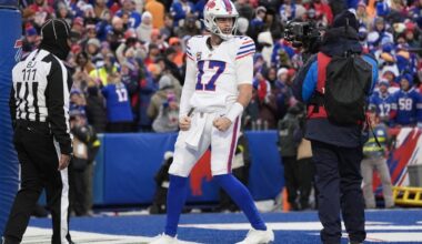 Josh Allen player props odds, tips and betting trends for Week 12